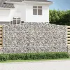 Image de Paniers À Gabions Arqués 7 Pcs 400x50x200/220 Cm Fer Galvanisé Vidaxl