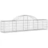Image de Vidaxl paniers à gabions arqués 11 pcs 200x30x4060 cm fer galvanisé