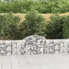 Image de Paniers À Gabions Arqués 15 Pcs 200x30x60/80 Cm Fer Galvanisé Vidaxl