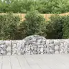 Image de Paniers À Gabions Arqués 20 Pcs 200x30x60/80 Cm Fer Galvanisé Vidaxl