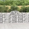 Image de Paniers À Gabions Arqués 4 Pcs 200x30x100/120 Cm Fer Galvanisé Vidaxl