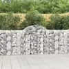 Image de Paniers À Gabions Arqués 7 Pcs 200x30x100/120 Cm Fer Galvanisé Vidaxl