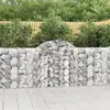 Image de Paniers À Gabions Arqués 10 Pcs 200x30x100/120 Cm Fer Galvanisé Vidaxl