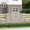 Image de Paniers À Gabions Arqués 20 Pcs 200x30x120/140 Cm Fer Galvanisé Vidaxl