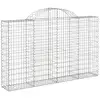 Image de Vidaxl paniers à gabions arqués 30 pcs 200x30x120140 cm fer galvanisé