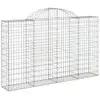 Image de Vidaxl paniers à gabions arqués 40 pcs 200x30x120140 cm fer galvanisé