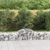 Image de Paniers À Gabions Arqués 11 Pcs 200x50x40/60 Cm Fer Galvanisé Vidaxl