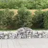 Image de Paniers À Gabions Arqués 13 Pcs 200x50x40/60 Cm Fer Galvanisé Vidaxl