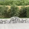 Image de Paniers À Gabions Arqués 20 Pcs 200x50x40/60 Cm Fer Galvanisé Vidaxl