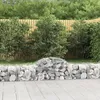 Image de Paniers À Gabions Arqués 40 Pcs 200x50x40/60 Cm Fer Galvanisé Vidaxl