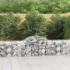 Image de Paniers À Gabions Arqués 13 Pcs 200x50x60/80 Cm Fer Galvanisé Vidaxl