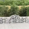 Image de Paniers À Gabions Arqués 20 Pcs 200x50x60/80 Cm Fer Galvanisé Vidaxl