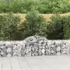 Image de Paniers À Gabions Arqués 40 Pcs 200x50x60/80 Cm Fer Galvanisé Vidaxl