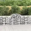 Image de Paniers À Gabions Arqués 30 Pcs 200x50x80/100 Cm Fer Galvanisé Vidaxl