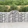 Image de Paniers À Gabions Arqués 8 Pcs 200x50x100/120 Cm Fer Galvanisé Vidaxl