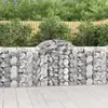 Image de Paniers À Gabions Arqués 30 Pcs 200x50x100/120 Cm Fer Galvanisé Vidaxl
