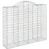 Image de Vidaxl paniers à gabions arqués 18 pcs 200x50x160180 cm fer galvanisé