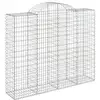 Image de Vidaxl paniers à gabions arqués 20 pcs 200x50x160180 cm fer galvanisé