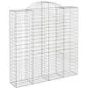 Image de Vidaxl paniers à gabions arqués 10 pcs 200x50x200220 cm fer galvanisé