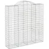 Image de Vidaxl paniers à gabions arqués 11 pcs 200x50x200220 cm fer galvanisé