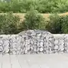 Image de Paniers À Gabions Arqués 5 Pcs 300x30x80/100 Cm Fer Galvanisé Vidaxl