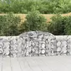Image de Paniers À Gabions Arqués 9 Pcs 300x30x80/100 Cm Fer Galvanisé Vidaxl