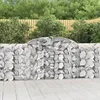 Image de Paniers À Gabions Arqués 15 Pcs 300x30x100/120 Cm Fer Galvanisé Vidaxl