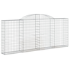 Image de Vidaxl paniers à gabions arqués 30 pcs 300x30x120140 cm fer galvanisé
