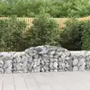 Image de Paniers À Gabions Arqués 13 Pcs 300x50x60/80 Cm Fer Galvanisé Vidaxl
