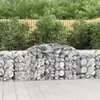 Image de Paniers À Gabions Arqués 8 Pcs 300x50x80/100 Cm Fer Galvanisé Vidaxl
