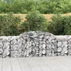 Image de Paniers À Gabions Arqués 11 Pcs 300x50x80/100 Cm Fer Galvanisé Vidaxl