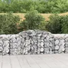 Image de Paniers À Gabions Arqués 12 Pcs 300x50x80/100 Cm Fer Galvanisé Vidaxl
