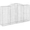 Image de Vidaxl paniers à gabions arqués 12 pcs 300x50x160180 cm fer galvanisé