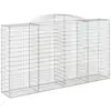 Image de Vidaxl paniers à gabions arqués 15 pcs 300x50x160180 cm fer galvanisé