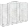 Image de Vidaxl paniers à gabions arqués 8 pcs 300x50x200220 cm fer galvanisé