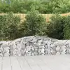 Image de Paniers À Gabions Arqués 5 Pcs 400x30x60/80 Cm Fer Galvanisé Vidaxl