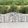 Image de Paniers À Gabions Arqués 8 Pcs 400x30x80/100 Cm Fer Galvanisé Vidaxl