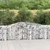 Image de Paniers À Gabions Arqués 20 Pcs 400x30x80/100 Cm Fer Galvanisé Vidaxl
