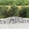 Image de Paniers À Gabions Arqués 3 Pcs 400x50x40/60 Cm Fer Galvanisé Vidaxl