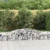 Image de Paniers À Gabions Arqués 20 Pcs 400x50x40/60 Cm Fer Galvanisé Vidaxl
