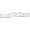 Image de Vidaxl paniers à gabions arqués 25 pcs 400x50x4060 cm fer galvanisé