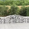Image de Paniers À Gabions Arqués 7 Pcs 400x50x60/80 Cm Fer Galvanisé Vidaxl