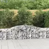 Image de Paniers À Gabions Arqués 25 Pcs 400x50x60/80 Cm Fer Galvanisé Vidaxl