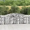 Image de Paniers À Gabions Arqués 8 Pcs 400x50x80/100 Cm Fer Galvanisé Vidaxl