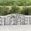 Image de Paniers À Gabions Arqués 15 Pcs 400x50x80/100 Cm Fer Galvanisé Vidaxl