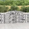 Image de Paniers À Gabions Arqués 10 Pcs 400x50x100/120 Cm Fer Galvanisé Vidaxl