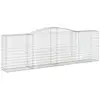 Image de Vidaxl paniers à gabions arqués 25 pcs 400x50x120140 cm fer galvanisé
