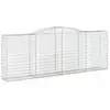 Image de Vidaxl paniers à gabions arqués 20 pcs 400x50x140160 cm fer galvanisé