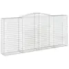 Image de Vidaxl paniers à gabions arqués 10 pcs 400x50x180200 cm fer galvanisé