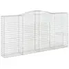 Image de Vidaxl paniers à gabions arqués 7 pcs 400x50x200220 cm fer galvanisé